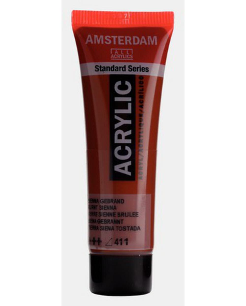 Amsterdam, Acrylic, Art & School, Paint, 20ml, 974510, Burnt Sienna